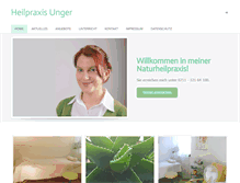 Tablet Screenshot of heilpraxis-unger.com